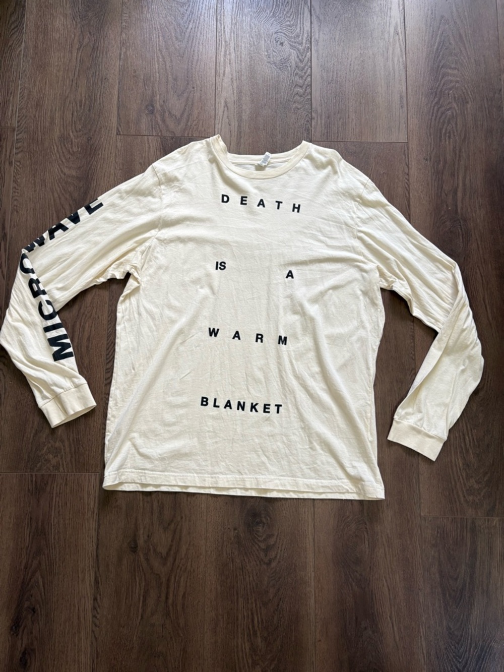 Microwave Band Death is a Warm Blanket Merch Shirt Size 2XL